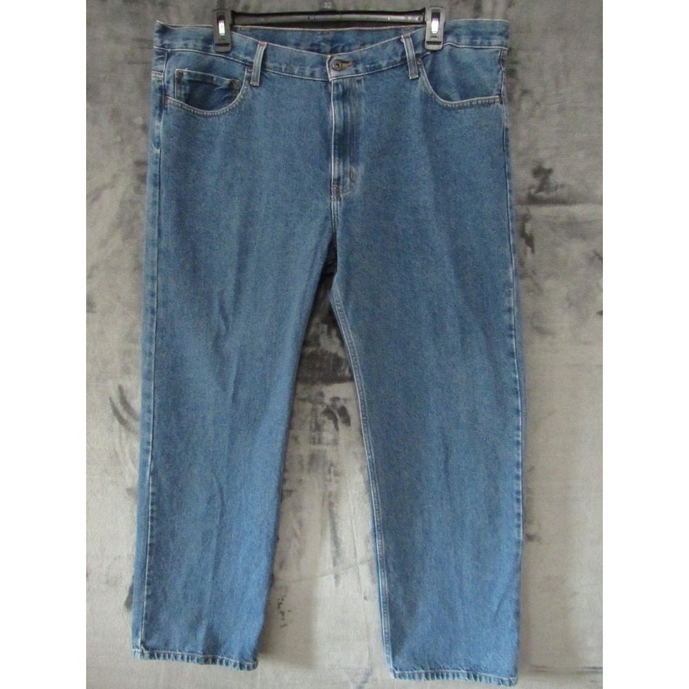 Faded Glory Men's Jeans Size 42x32 Regular Fit Medium Wash Denim 100% Cotton